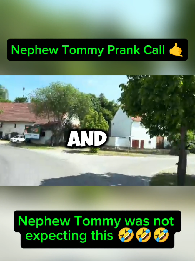 Nephew Tommy was not expecting this #prankcall #prank #funny #nephewtommy #nephewtommyprankcalls 