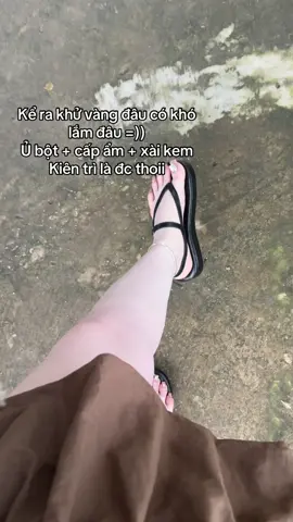 Mấy chị khử vàng đc chưa? #kemtronmientay #fypシ #xuhuong #viralvideo #xh 