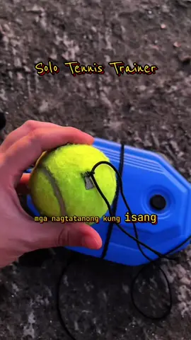 Yes po ate, isang set na po 😉 if nag hahanap po kayo ng bagong hobby and gusto nyo mag exercise, ayos na ayos to for beginners ✨ #tennistrainer #solotennis #tennistrainerset #tennisfans 