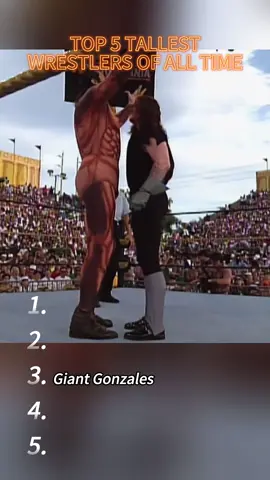 Big Show didnt even make the list ‼️😱🤣 #top5 #wwetop5 #bigshow #giantgonzales #omoswwe #greatkhali #thegreatkhali #andrethegiant #giantsilva #reallifegiants #wrestling #WWE #aew #WrestleMania #rawwwe