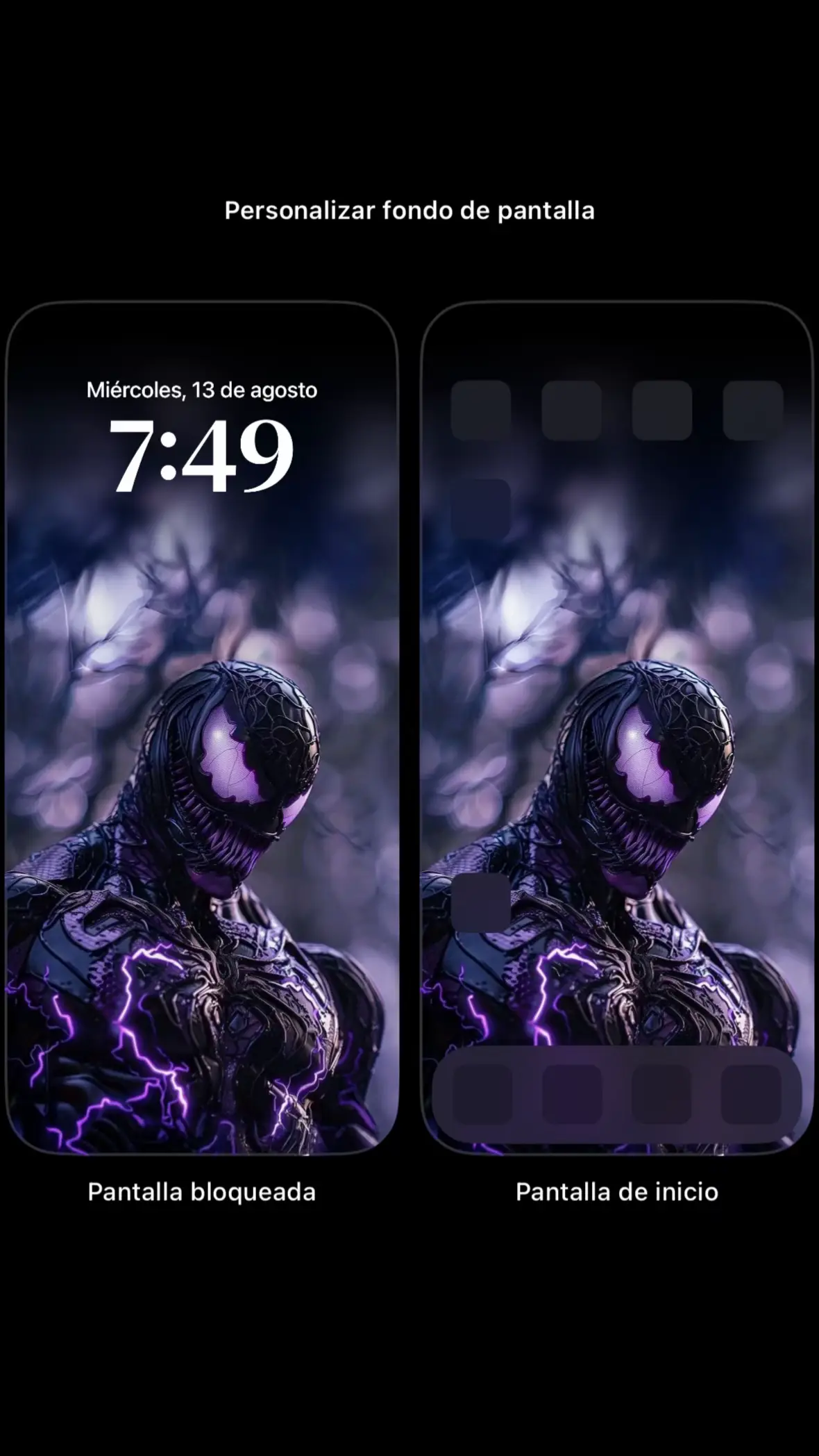 Wallpaper 4K de Venom  😳😳. #wallpaper #foryou #viral #venom #4k 