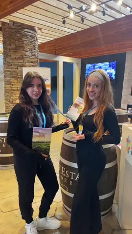 OUR LADIESSSS🥂🥂🥂 come visit for info on the best wineries in the region!!! #wineries #NOTL #grimsbyonthelake #winetiktok🍷 #pillitteriwines 