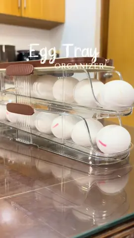 Space saver egg organizer #eggtray #eggorganizer 