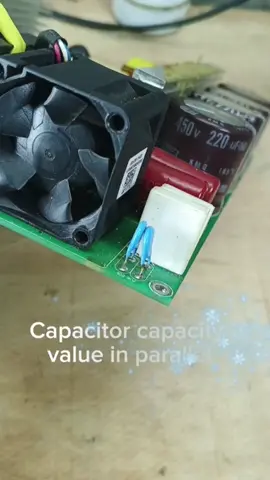Nilai paralel elco #elco #capacitor #paralel #DIY 