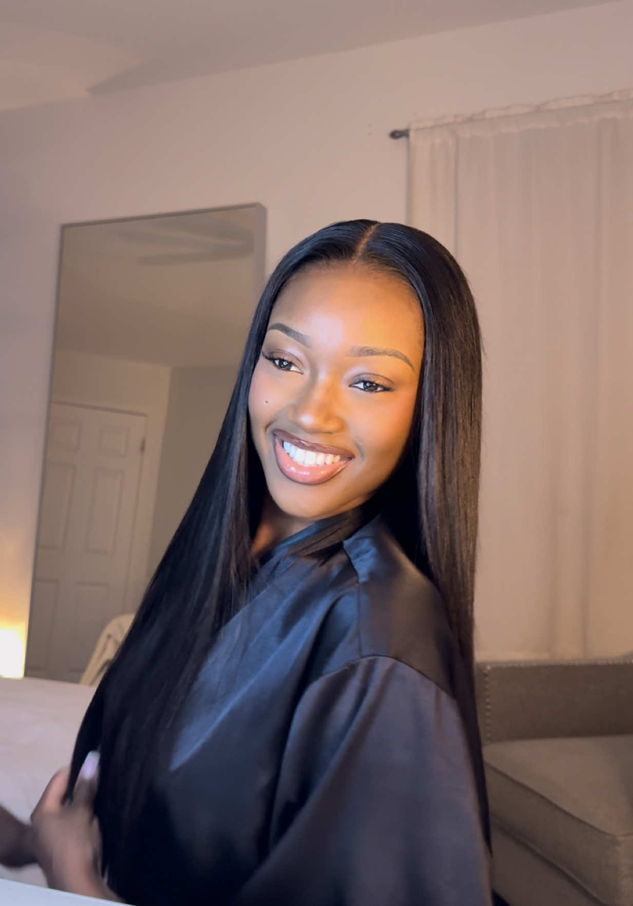 @ISEEHAIR 💗 ISEE HAIR 9*6 Straight 24 inches 250% Density HD Lace Wig #iseehairbeauty #summerwig #halfwigtok #ad #hairtok 