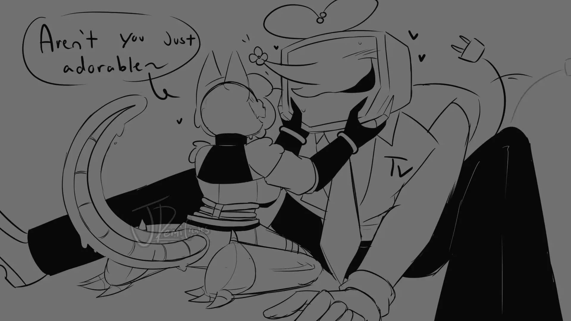 The other two arent too pleased nsanfkjnas . . . ⭐️ #puzzlevision #mrpuzzles #mrpuzzlessmg4 #smg4mrpuzzles #mrpuzzlesfanart #DeltaruneChapter3 #deltarune #MrTenna #mrtennadeltarune #voxhazbinhotel #hazbinhotel #hazbinhoteloc #vox 