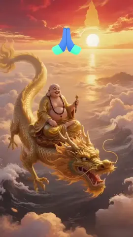 Here comes Maitreya Buddha, binging joy and blessings to your whole family. #bodhisattva #ommanipadmehum #buddha #阿弥陀佛 #六字大明咒 