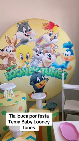 Baby Looney Tunes tia louca por festa  Pegue e monte  @anapprtugalbaloes #pegueemonte #pegueemontesuafesta #babylooneytunes #tialouca 