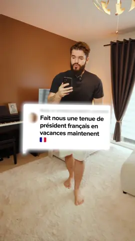 🇨🇵TENUE DE PRÉSIDENT FRANÇAIS EN VACANCES ☀️ On m'a lancé le défi de faire une tenue de président français mais pendant les vacances. Je vous propose de voir une idée élégante, sartoriale mais adaptée à la chaleur et aux vacances. 🇬🇧 FRENCH PRESIDENT ON VACATION OUTFIT ☀️ I was challenged to create a French president’s outfit, but for vacation. Here’s my take: an elegant, sartorial look that’s still perfectly suited for warm weather and a holiday vibe. #elegance #costume #vacances #sartorialstyle #menswear #sprezzatura #madeinfrance #france #frenchstyle 
