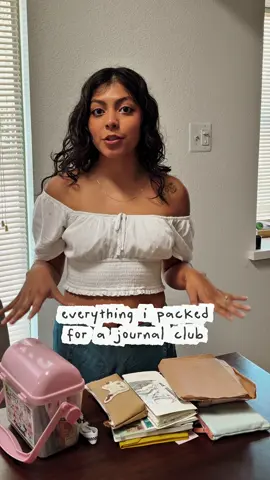 everything i pack for a normal day of going to a journal club #journal #journaling #stationery 