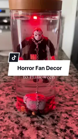 Calling all the horror movie fans #horror #horrormovie #horrortok #halloweendecor #halloweendecorations 