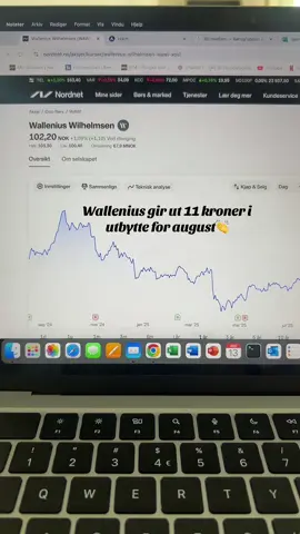 Wallenius Wilhelmsen har fått fart på sakene etter en god rapportfremleggelse og et flott utbytte for august. #walleniuswilhelmsen #utbytteaksjer 