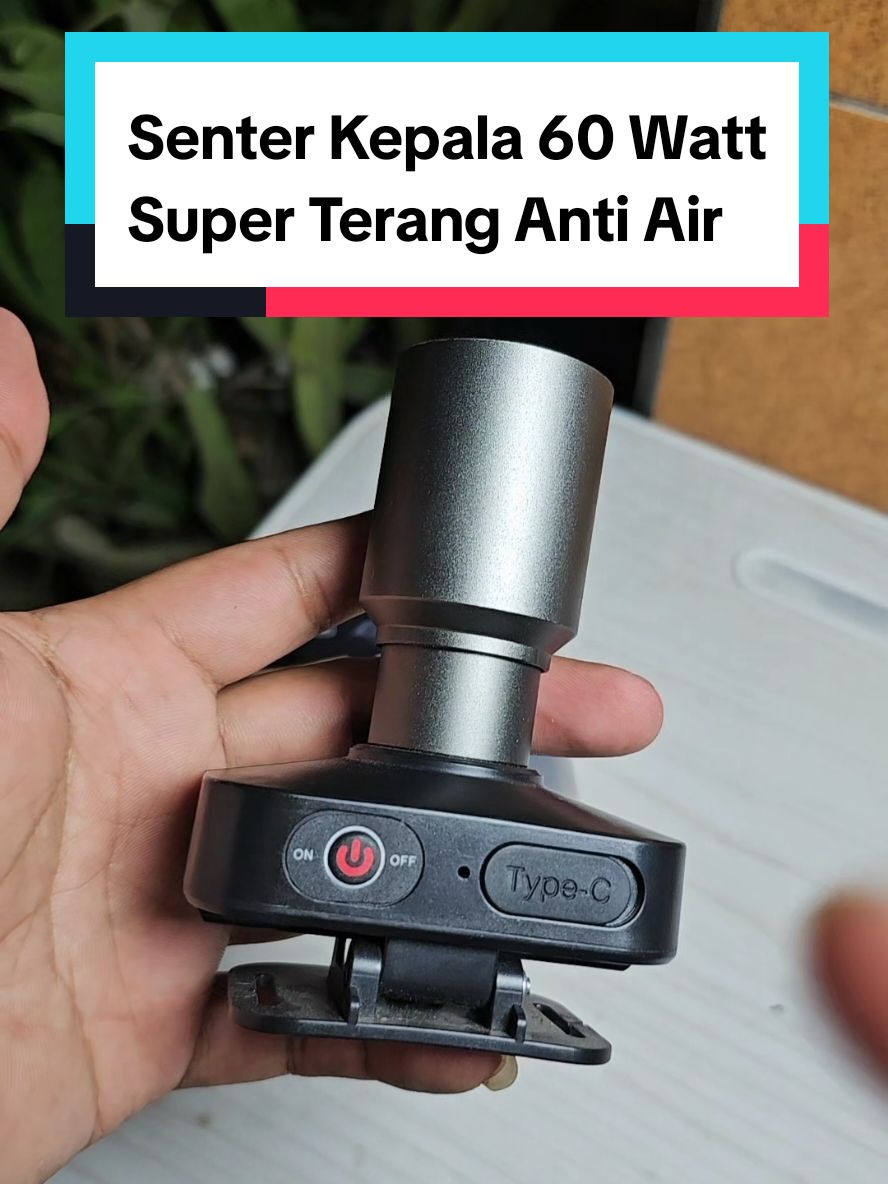 senter kepala aoki 60 W super terang bisa zoom 300 meter #senterkepala #senterled #sentersuperterang 