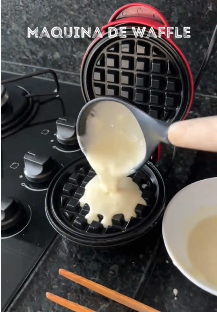 🚨Quer o link? Comente “QUERO” que vou te enviar 🔗 Link da coleção na Bio  Maquina De Waffles Eletrica Mini Portatil Antiaderentes 110V #waffle #cafe #portatil #mesa #comida 