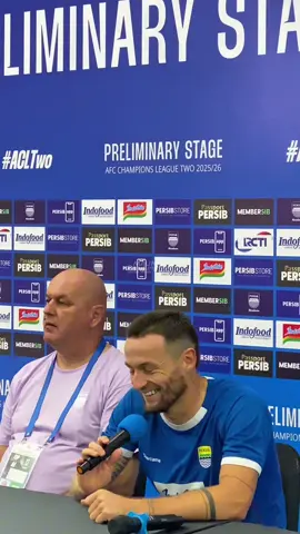 Tanggapan marck klok setelah pertandingan melawan manila digger fc  #Persib #persibbandung #maungbandung 