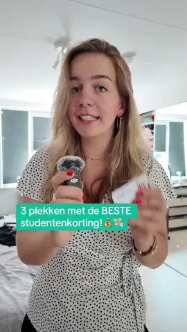 Studentenpasje klaar en besparen maarrr!!💸💸 Dit zijn mijn favoriete plekken met korting, speciaal voor de studenten onder ons🫶 #student #studentenleven #introweek #studie #geslaagd 