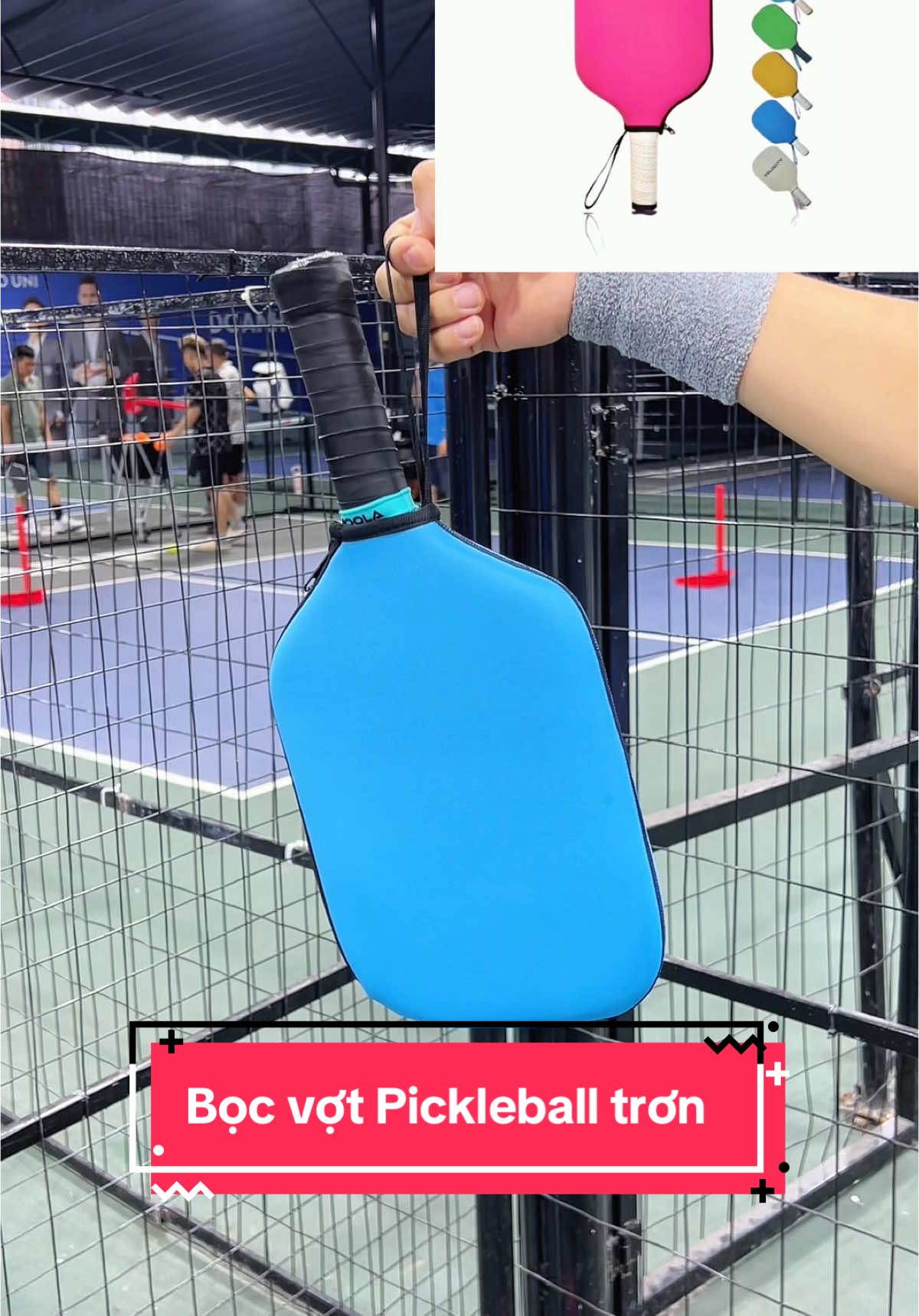 Bọc vợt Pickelball #phukienpickleball #pickleball #bocvotpickleball #tuipickeball 