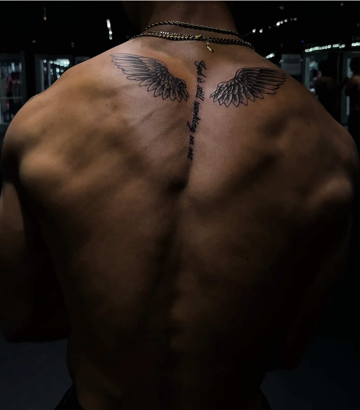 demon back #GymTok #gymaesthetic #backmuscles #fyp #viral 