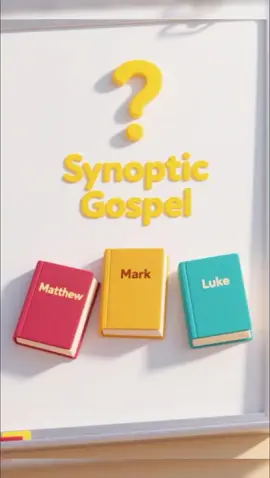 apa itu injil sinoptik? ini penjelasan singkatnya#belajaralkitab #faktaalkitab #injilsinoptik #matiusmarkuslukas #pelajaranalkitab 