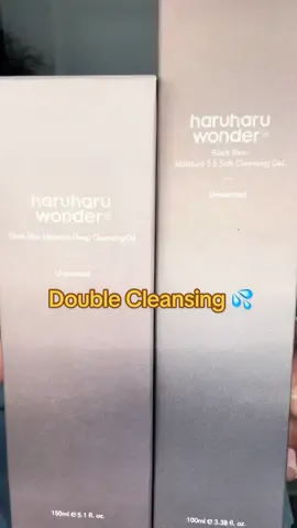 Trying out the Black Rice Moister Deep Cleansing Oil & Gel from @haruharu wonder @YesStyle @YesStyleInfluencers  This is my first time trying a cleansing oil and Korean Skin Care! These products are so light and unscented so they are very safe for sensitive skin. The oil and gel did not strip my skin barrier but left it feeling so soft, refreshed, and hydrated! Thank you so much Haruharu Wonder and YesSyle 🫶🏽 Use my YesStyle code LACIENEGA30 to save $ on your next purchase!  #YesStyle #yesstyleinfluencers #haruharuwonder #haruharucleansingoil #doublecleansing   