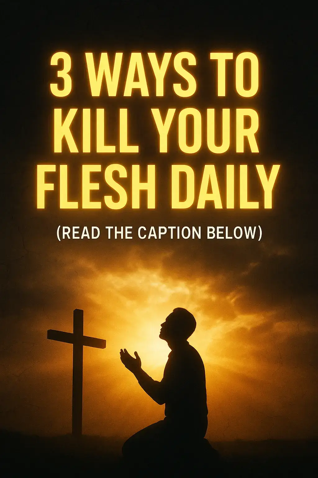 1. I SURRENDER MY WILL AND DESIRE TO GOD. This is the hardest and holiest part. The flesh wants control. It wants comfort. It wants validation. But every day, I have to ask:  