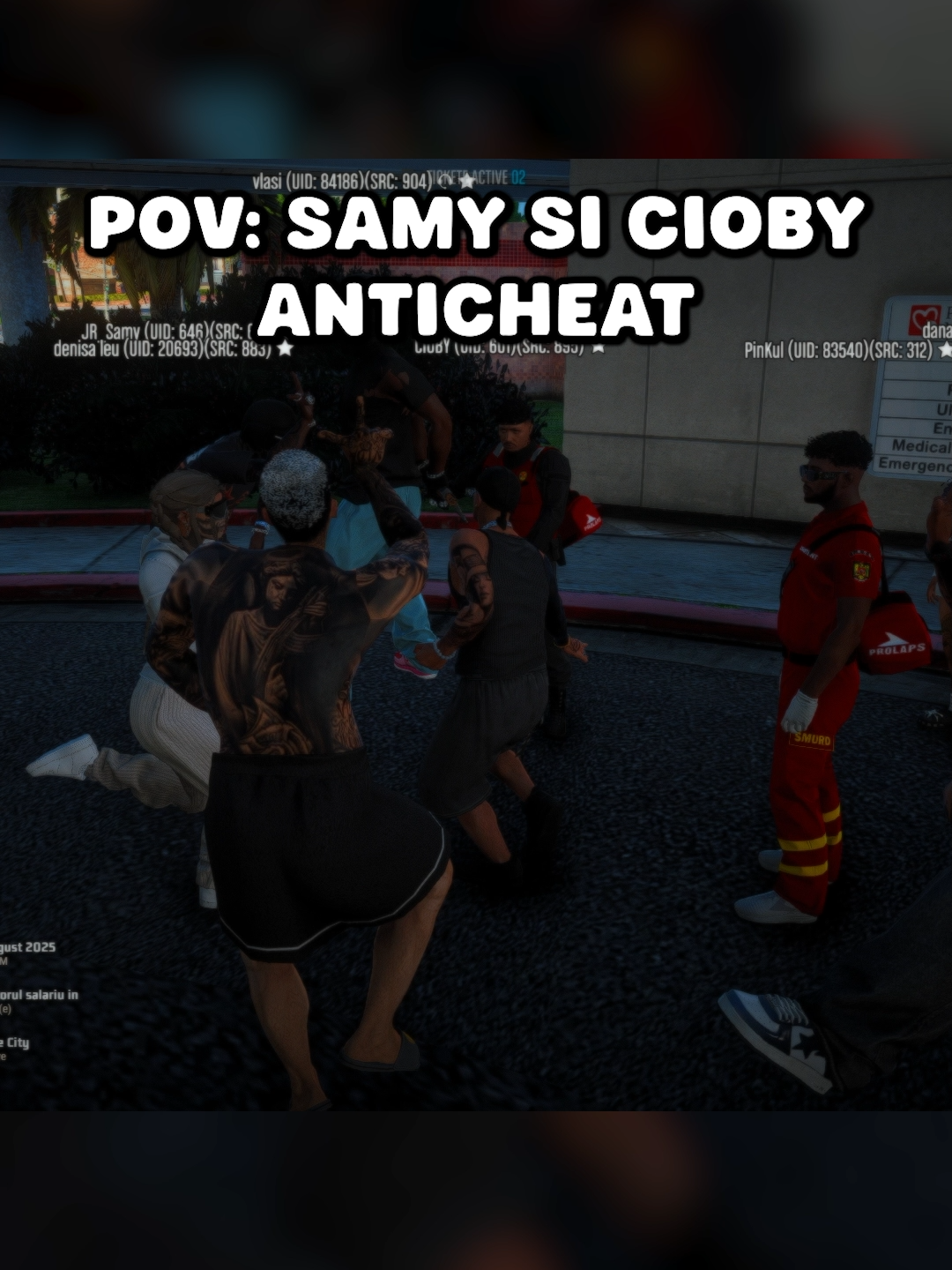 Noul ANTICHEAT: Samy si Cioby#fivem #fivemrp #fivemromania #fantasyrp #gtarp #gta5 #gta5rp#fail #viral #fyp #funn #momenteamuzante #romania #gaming #gamer #jercaann #hacker #anticheat