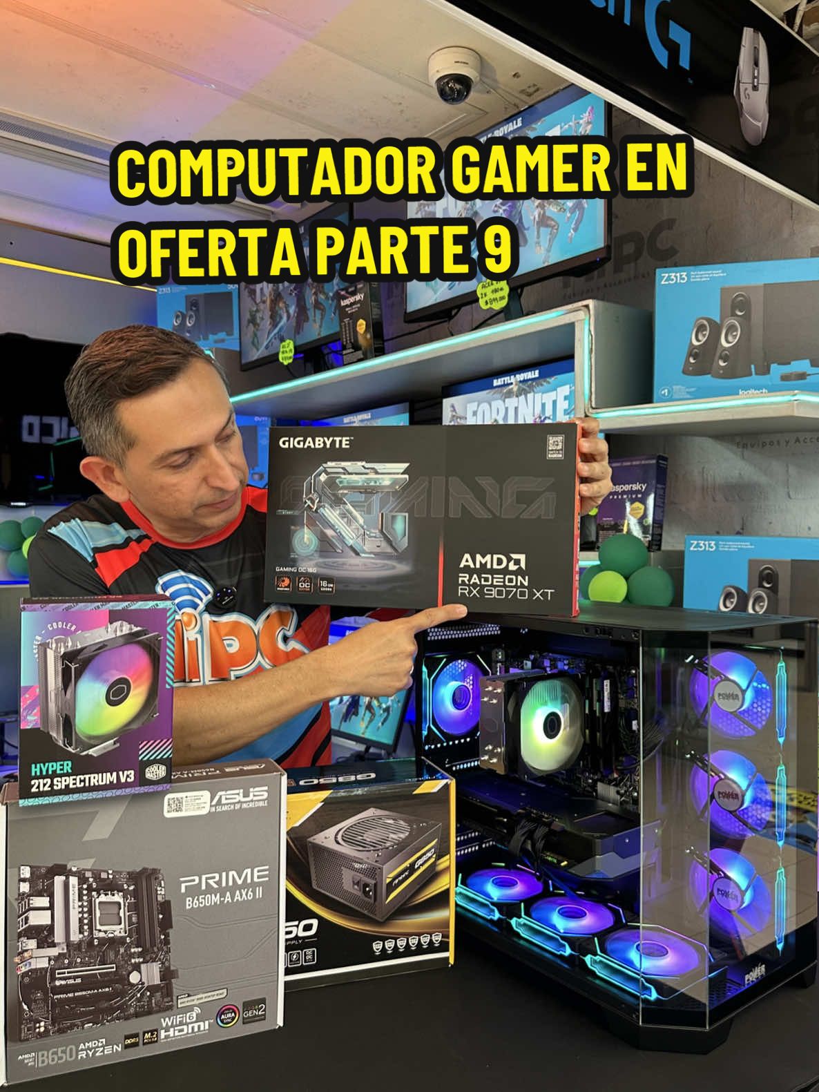😎Deléitate con el poder que mereces! No es solo un PC… es una bestia diseñada para romper límites: ⚡️Procesador Ryzen 7 8700F ⚡️Board ASUS Prime B650 ⚡️Tarjeta de video RX 9070 XT de 16 GB ⚡ 32 GB de RAM ⚡️SSD sólido de 1 TB ⚡️Chasis tipo pecera con 7 ventiladores ARGB 💥 Todo por $6.999.000 🎮 Gaming sin lag, diseño fluido y streaming de otro nivel 🔥 Potencia, estilo y rendimiento en un solo equipo 🎯 Unidades limitadas — Escríbenos y asegura el tuyo hoy mismo. #PCGamer #OfertaGamer #Ryzen7 #MiPCBarranquilla #GamingSetup #PromoGamer #PCGamerColombia #AltoRendimiento #RX9070XT #Gamer #PcGamer #PcGaming #GamingLife   