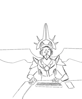 Gabriel crashing out with cat ears. #ultrakill #Gabriel #Gabrielultrakill #drawing #meme