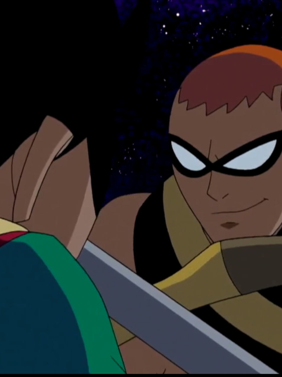 Batman y flecha verde estarían orgullosos. 🤣♥️🖤 #teentitans #paratii #royharper #robin #nightwing 