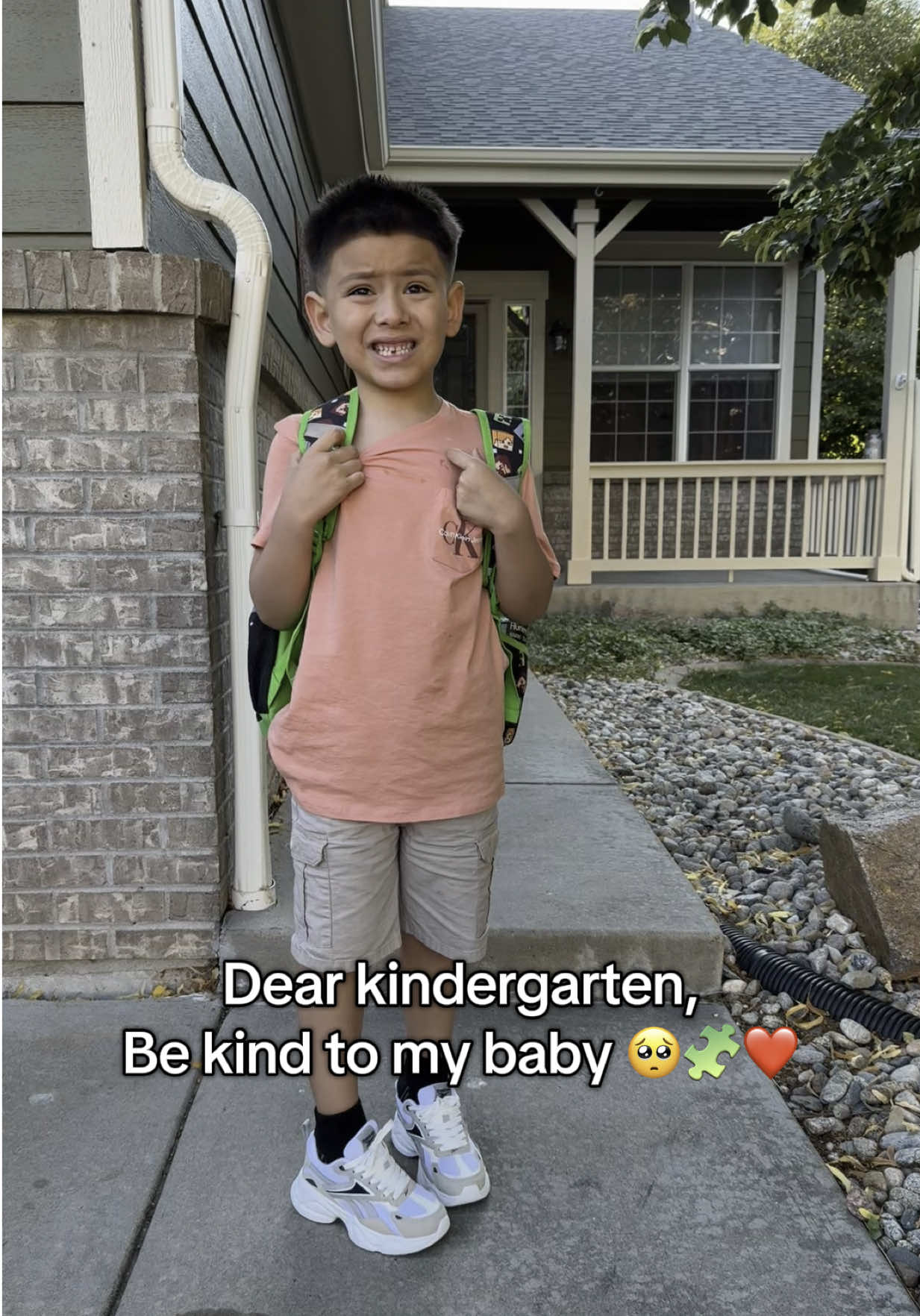 Kindergarten… be kind to my baby. 🥹💙 Every day is his first day in some way. He’s learning, growing, and overcoming the impossible. From being diagnosed with level 2 autism and once completely nonverbal… to now speaking, laughing, and thriving. Jadanni, you are proof that God’s miracles are still happening every day. #diamondagarza 