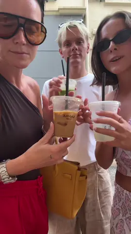 Dégustation matcha, iced coffee et lemonade 🫶🏼 #degustation #matchatest 