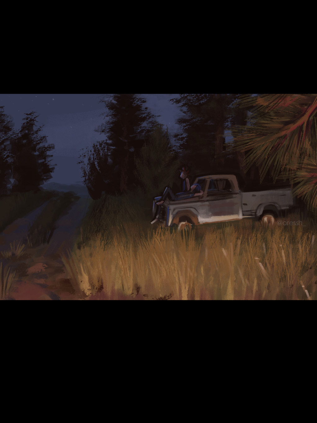 1h study I'm not good with backgrounds, also my laptop has poor color rendering 😔 #art #digitalart #speedpaint #ocart #originalcharacter 