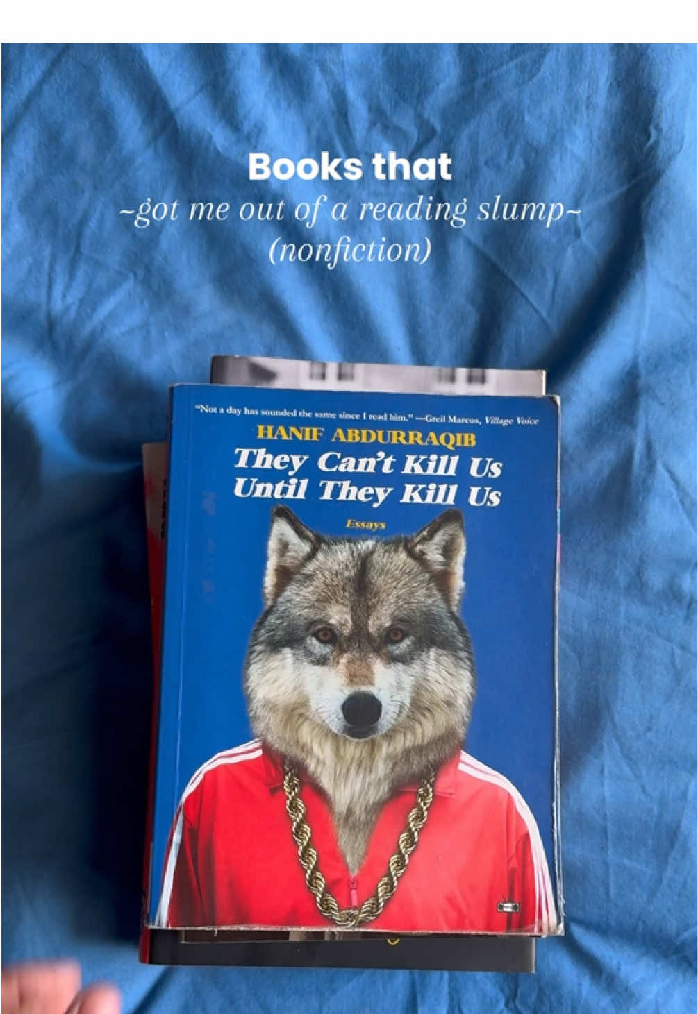 Books that helped me get out a reading slump: nonfiction!  This year has been full of reading ups and downs but these books have really helped bypass that. Having a list of books I can return to in a slump is really helpful to me. What’s some of your go to’s I love new recommendations?! 💓💓💓 Books ☀️ They can’t kill us until they kill us by Hanif Abdurraqib  ☀️Playing in the Dark by Toni Morrison  ☀️The Fire Next Time by James Baldwin  ☀️Thick and other essays by Tressie McMillan Cottom  ☀️ So You’ve Been Publicly Shamed by Jon Ronson  . . . . . . . #books #readingrecommendations #booksta #bookstagram #nonfictionbooks 