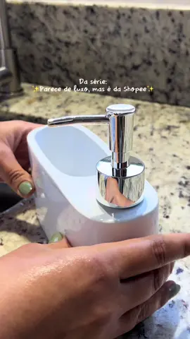 Aos poucos deixando minha casinha com a minha cara🥹 esse #dispenserdedetergente é simplismente lindo✨  ID: BXL-HAG-GKZ  #shopee #comprinhasshopee #enxoval #donadecasa 