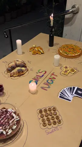 Girl’s Night 💓✨.  #ترند_الورق 