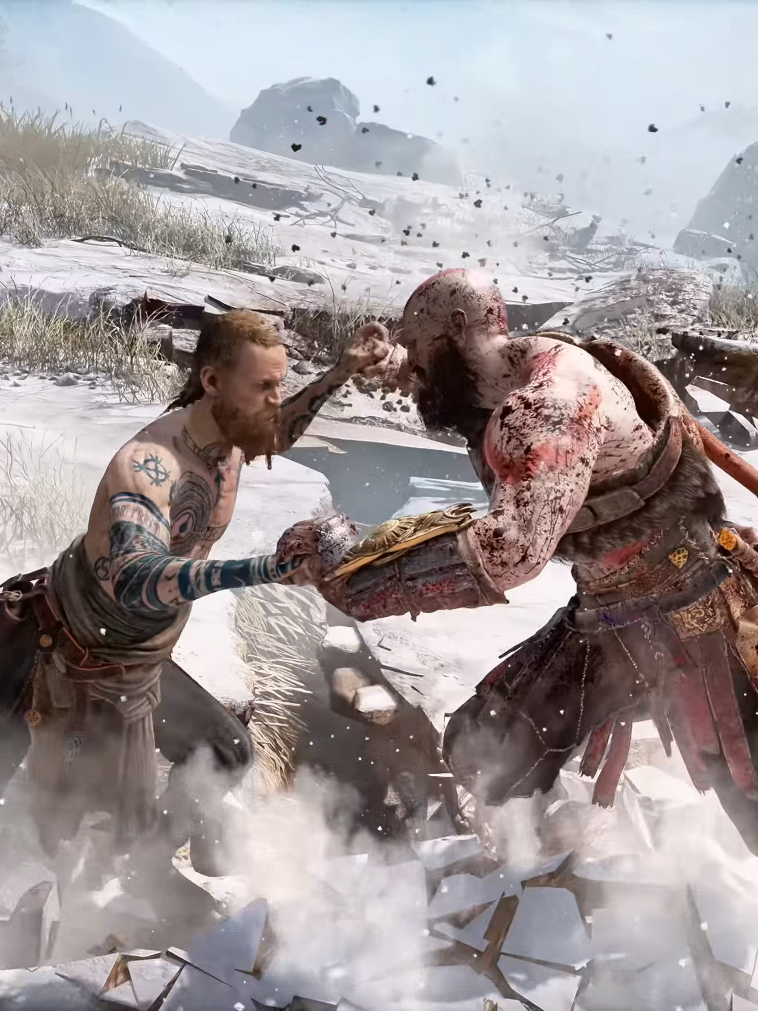 God Of War Kratos Vs Baldur Boss Fight Gameplay 4K Ultra HD #godofwar #gaming #game