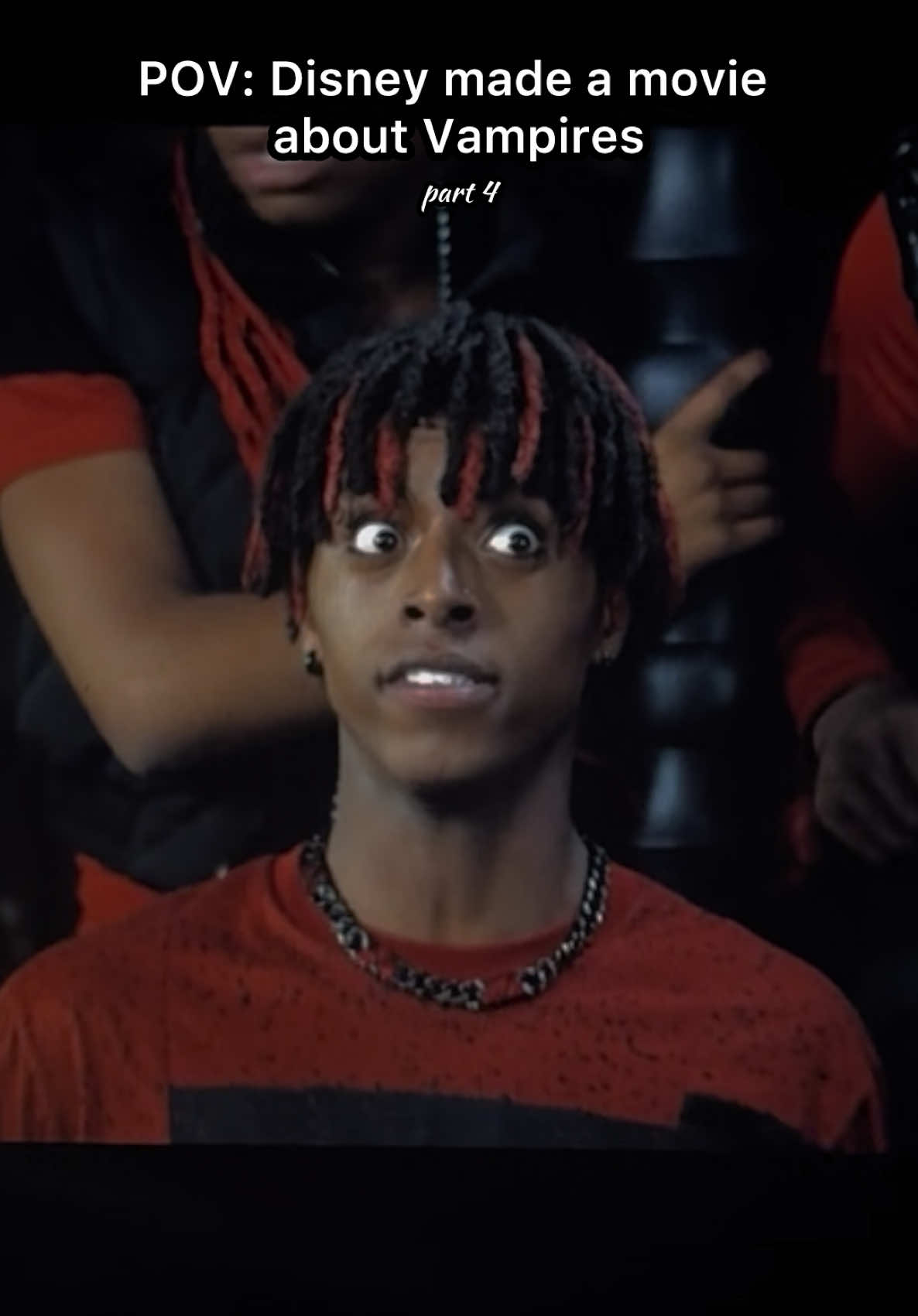 Replying to @Mk🇪🇹  you thought! 🤣  I’ve said “THEY’RE TRYNA BURN US😫” everyday since #ZOMBIES4 came out 