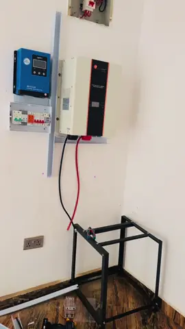 Installation of 5kva inverter system successfully completed ✔️  * 5KVA 24V INVERTER * 2 UNITS OF 12V 220AH TUBULAR BATTERY 🔋  * 8 UNITS OF 450 WATTS POLY-CRYSTALLINE SOLAR PANEL * 60A MPPT SOLAR CHARGE CONTROLLER * BREAKER BOX WITH MAXIMUM PROTECTION LIKE AC&DC SURGE PROTECTOR..UNDER VOLTAGE&OVER VOLTAGE PROTECTOR INPUT&OUTPUT BREAKER..DC SOLAR BREAKER  For more information you can contact us on 07010126755 or send us a direct message on WhatsApp you can also email us>>darechenergysolutions@gmail.com This system is designed to power a bungalow and all basic electronics that includes: Fridge ✅  Freezer ✅  TV 📺 ✅  Fan ✅  Bulbs 💡 ✅  Charging of phone and laptop 💻 ✅  #fyp #viral #foryou #viralvideo #solar 