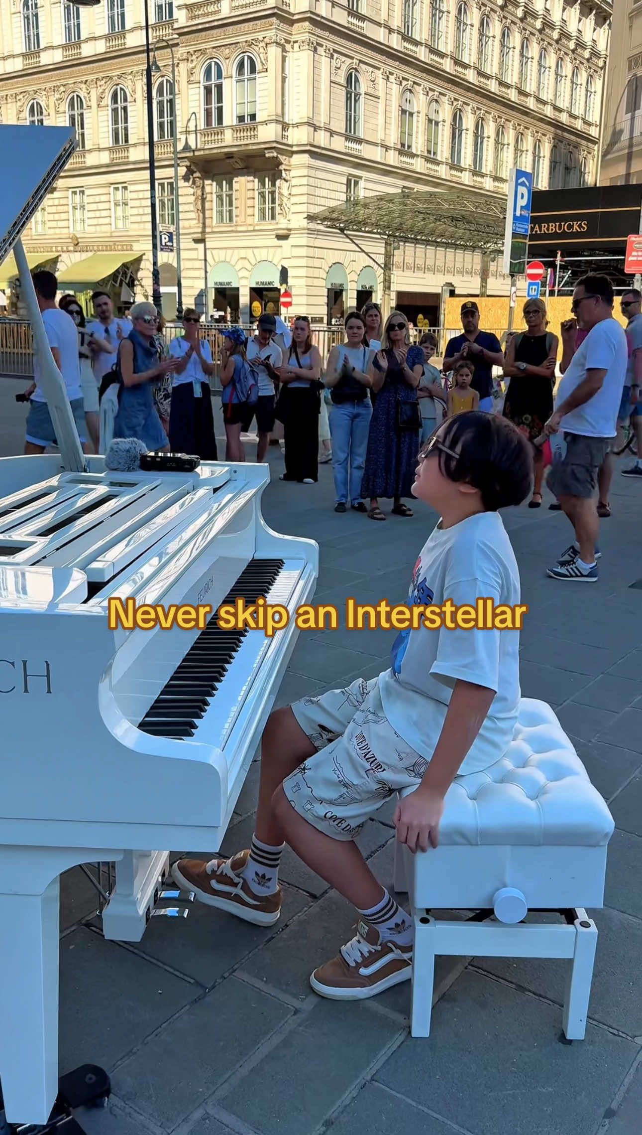 Would you stop and listen?  #interstellar #streetpiano #PianoTok #fyp #viral  