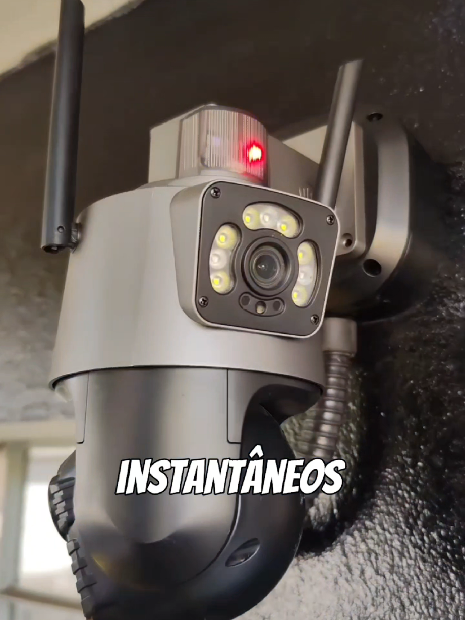 📸 Câmera de Segurança Externa 4K Lente Dupla com Sirene Policial 🚨 Proteja sua casa ou comércio com alta tecnologia! Essa câmera de segurança externa conta com lente dupla, resolução 4K e sensor de 6MP para imagens nítidas, mesmo à noite. Possui sirene policial integrada para afugentar intrusos e garantir mais segurança. Fácil instalação, resistente ao clima e ideal para monitoramento 24h. 🛡️ \#Segurança #Câmera4K #CâmeraDeSegurança #ProteçãoTotal #SirenePolicial     