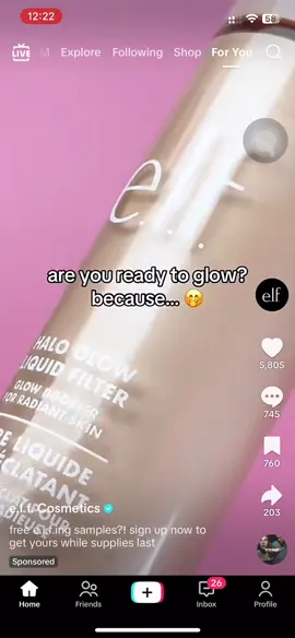 Finally on sampletock!!! ✨#elfcosmetics #sampletok 