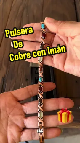 Pulsera de cobre con imán Copper Bracelet for Women, Pure Copper Magnetic Bracelets, Natural #coppermagneticbracelet #pulseradecobre #bracelet #gift #tiktokshop          6 0 menos