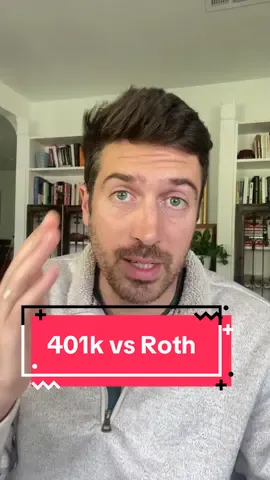 401k vs Roth IRA  #retirementplanning #retirement 