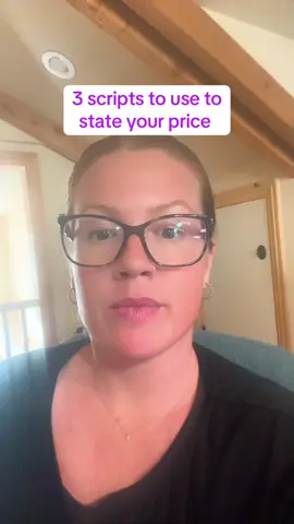 Stop stumbling over conversations about your price or fee. 3 scripts for you to confidently state your price #freelancertips #pricingstrategy #businesscoach #getpaid #consulting 