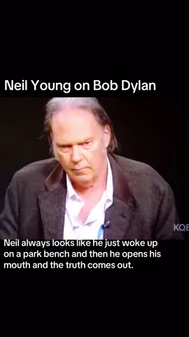 Notice Neil doesn’t give the standard “I wouldn’t compare myself to ____” response.  He says instead that you can’t claim credit for your creativity, you don’t own it, which to me is the honest answer of a true artist. What a wonderful honor to us to hear a gifted Neil Young talk with articulate reserve about the genius in a Bob Dylan song. “it passes thru you. You do not own it.” One legend complimenting another,bob dylan made a special trip years ago to see Neil Youngs boyhood home....mutual admiration. #neilyoung #bobdylan #rocklegend #musicinterview #musichistory  