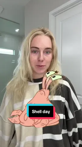 Shell day is the best day 🦀🐚 #grwm #SelfCare #extensions #selftan @Loving Tan @ProLash 