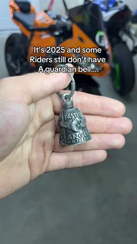Guardian bells are something every rider should have down on their bike.  #guardianbell #motorcycle #motorcycles #motorcyclesoftiktok #biketok 