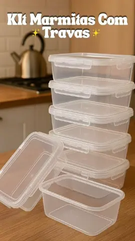 Organização e praticidade na sua rotina com saúde,  o melhor kit de marmitas #organizacao #praticidade #saude #potes #marmitas 