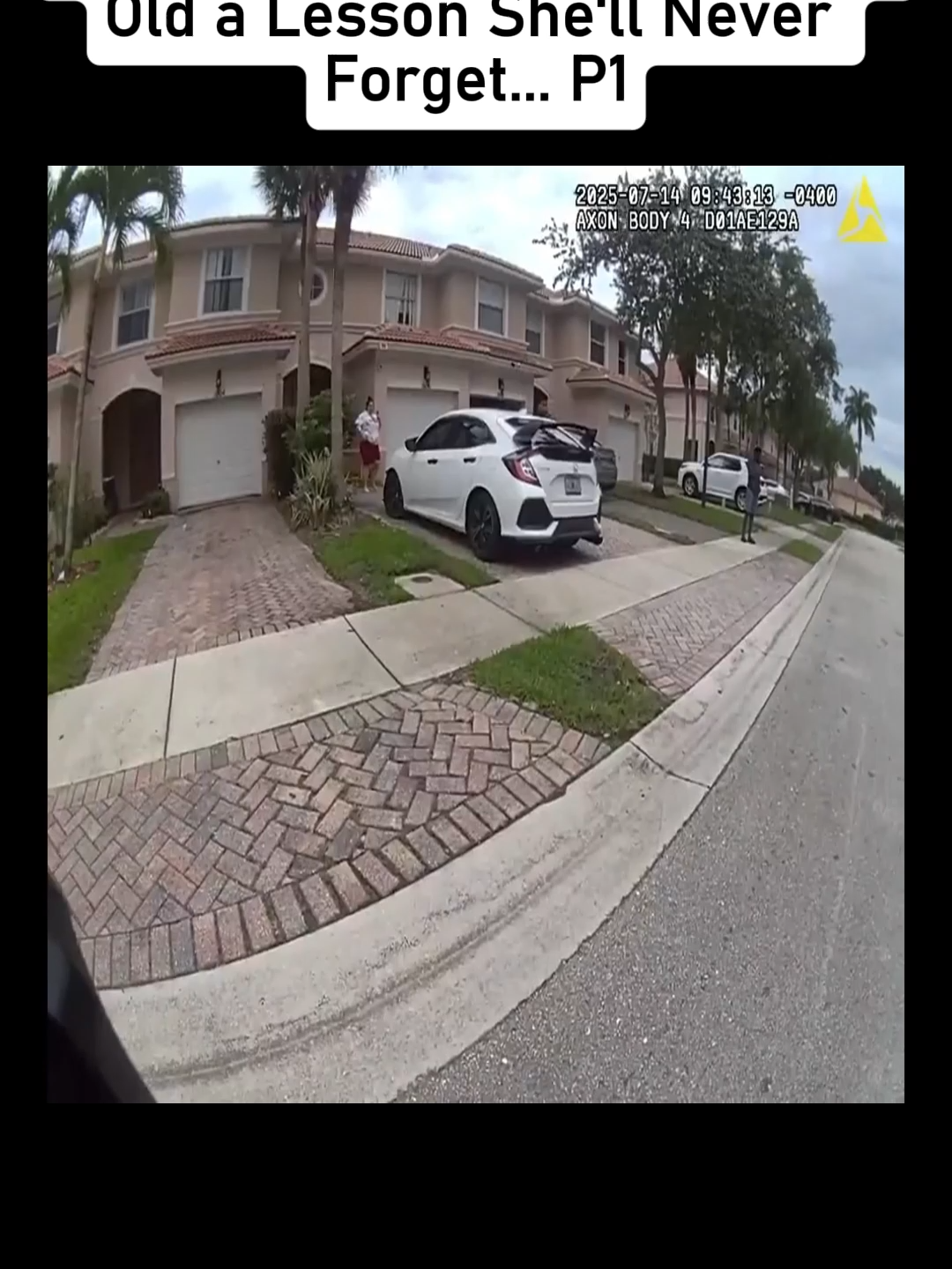 Police Teach Entitled 19-Year-Old a Lesson She'll Never Forget#fyp #trending #viral #police #bodycam #criminal #crime