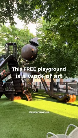 ‘Playground’ is literally a work of art! Designed by Tom Otterness this playground is free to visit! Find it at 📍630 W 42nd St If it looks familiar, you may have probably seen ‘Life Underground’ at the 8th Ave 14th St subway station or 'The Value of Food' at  the Cathedral Church of Saint John the Divine. Have you spotted any of these sculptures in NYC? #explorenycfree #tomotterness #nycart #nycplayground #thingstodoinnyc 